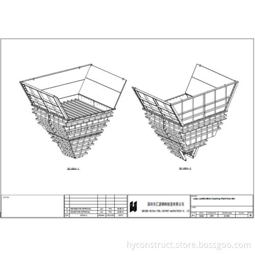 Workshop Design, Steel workshop drawing